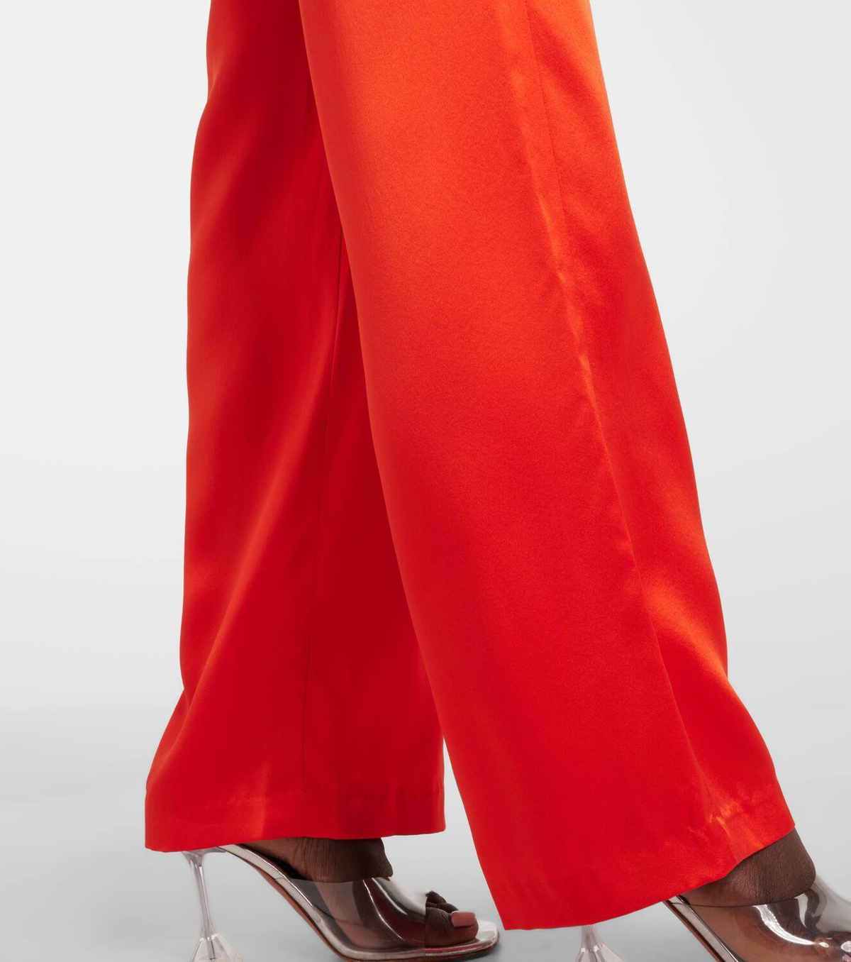 The Sei High-rise silk satin wide-leg pants