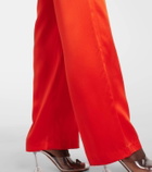 The Sei High-rise silk satin wide-leg pants