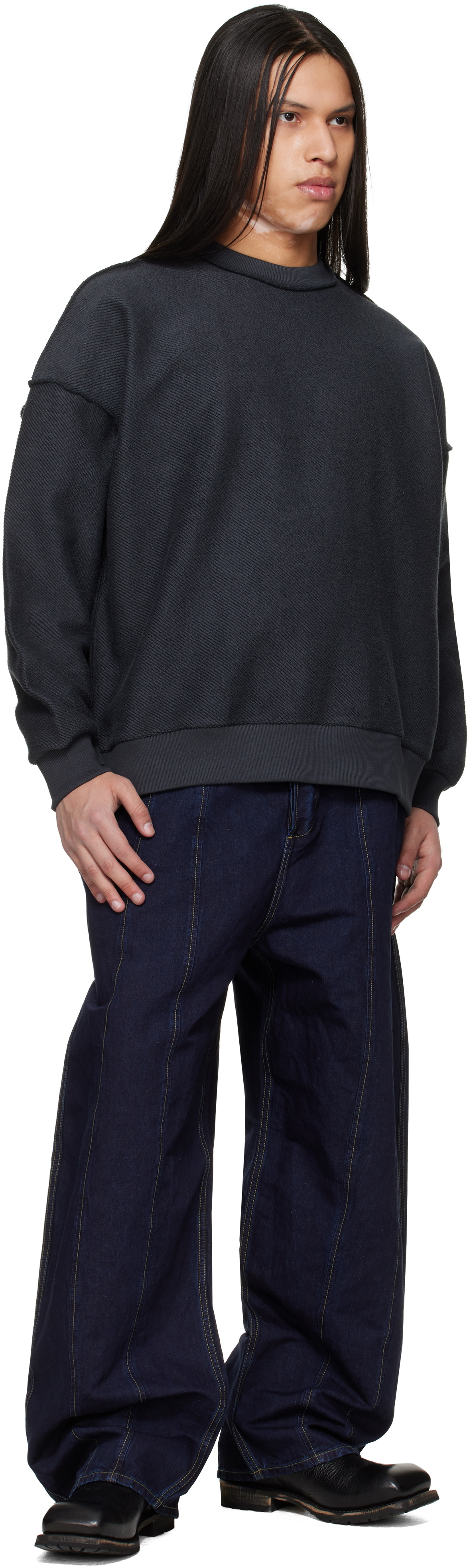 Toogood Gray 'The Mechanic' Sweater