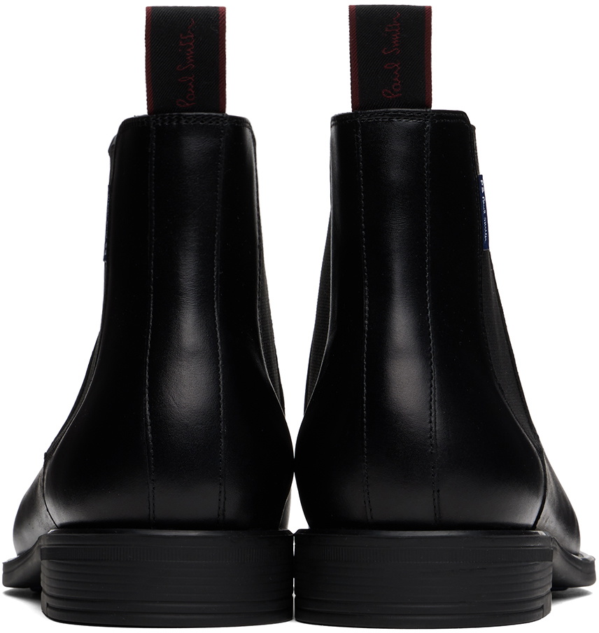 PS by Paul Smith Black Leather Cedric Boots