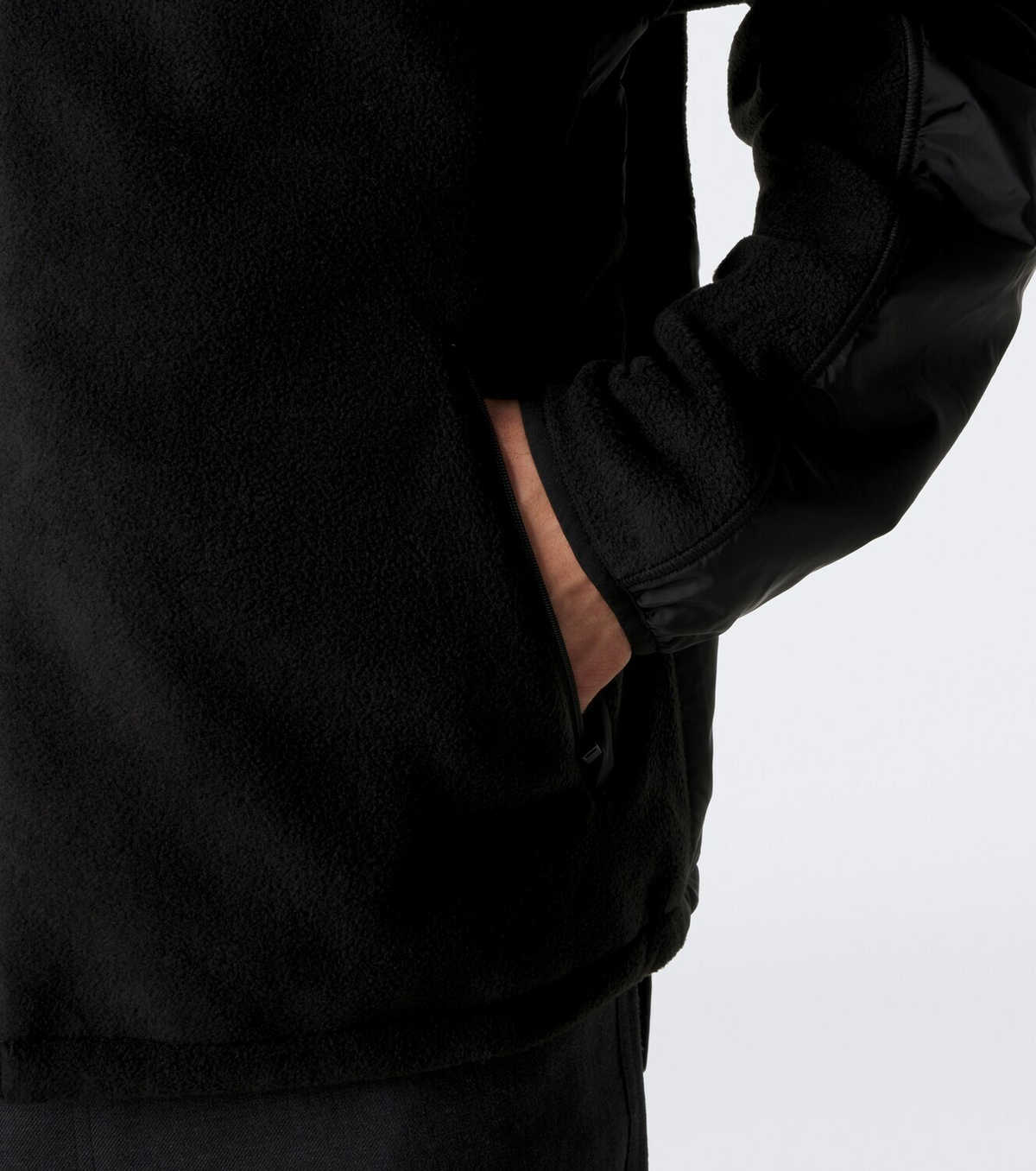 Prada Re-Nylon and fleece jacket