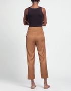 Alessia Santi Womens Pants Tan