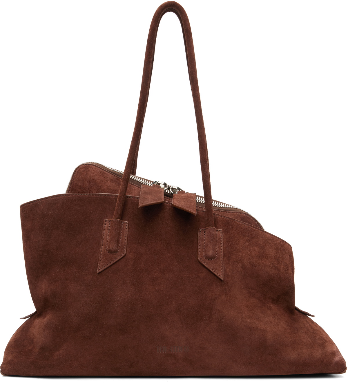 The Attico Tan 'La Passeggiata' Medium Top Handle Bag