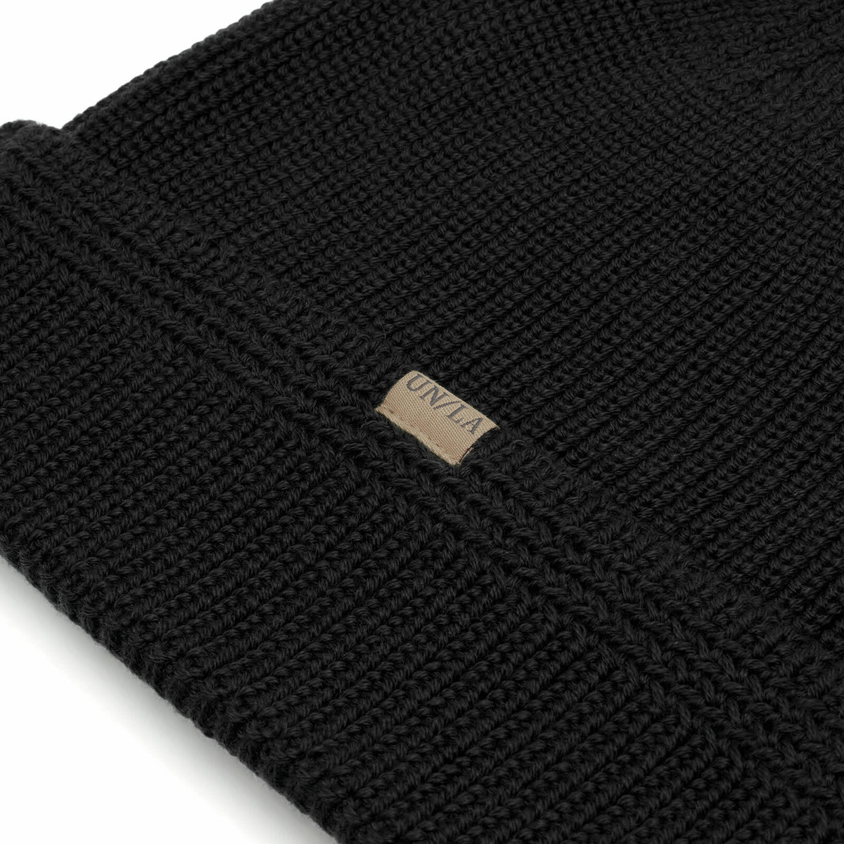 Union LA Men's Script Watch Beanie in Caviar 