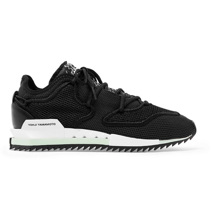 Photo: Y-3 - Harigane Mesh and Rubber Sneaker - Black