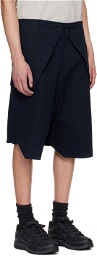 A-COLD-WALL* Navy Overlay Shorts