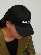 BALMAIN - Logo Cotton Baseball Cap