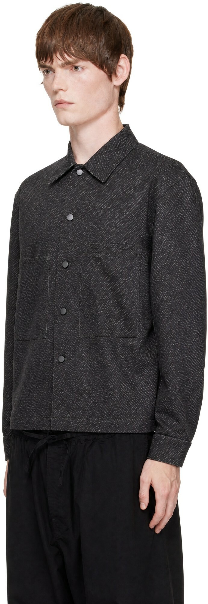 LEMAIRE Gray Printed Workwear Shirt