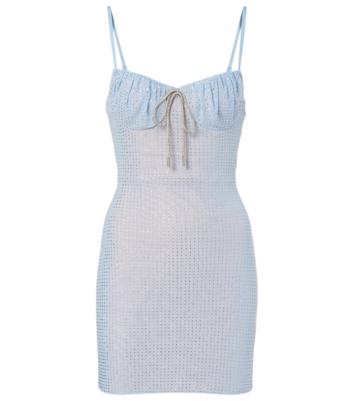 Photo: Area Crystal-embellished minidress