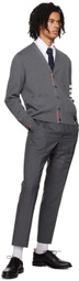 Thom Browne Gray 4-Bar Cardigan
