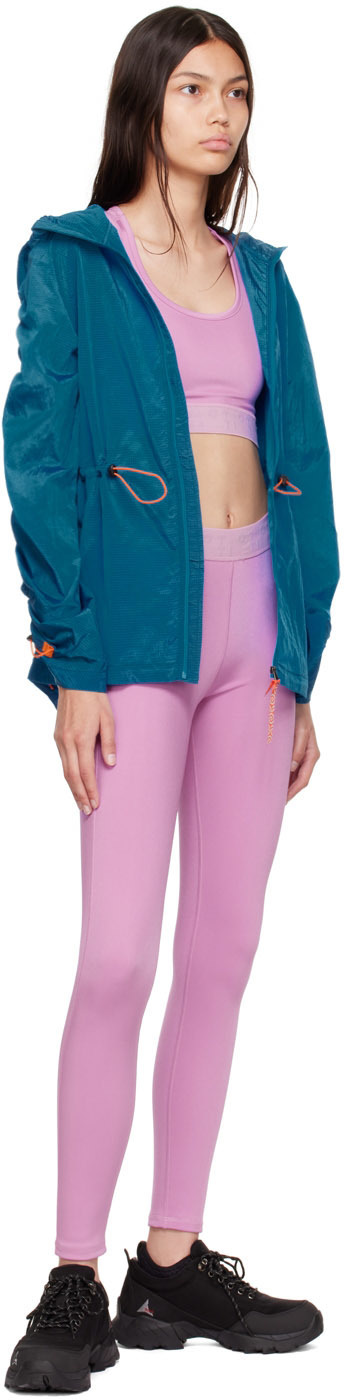 OTTI Purple Nylon Sport Leggings