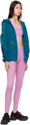 OTTI Purple Nylon Sport Leggings