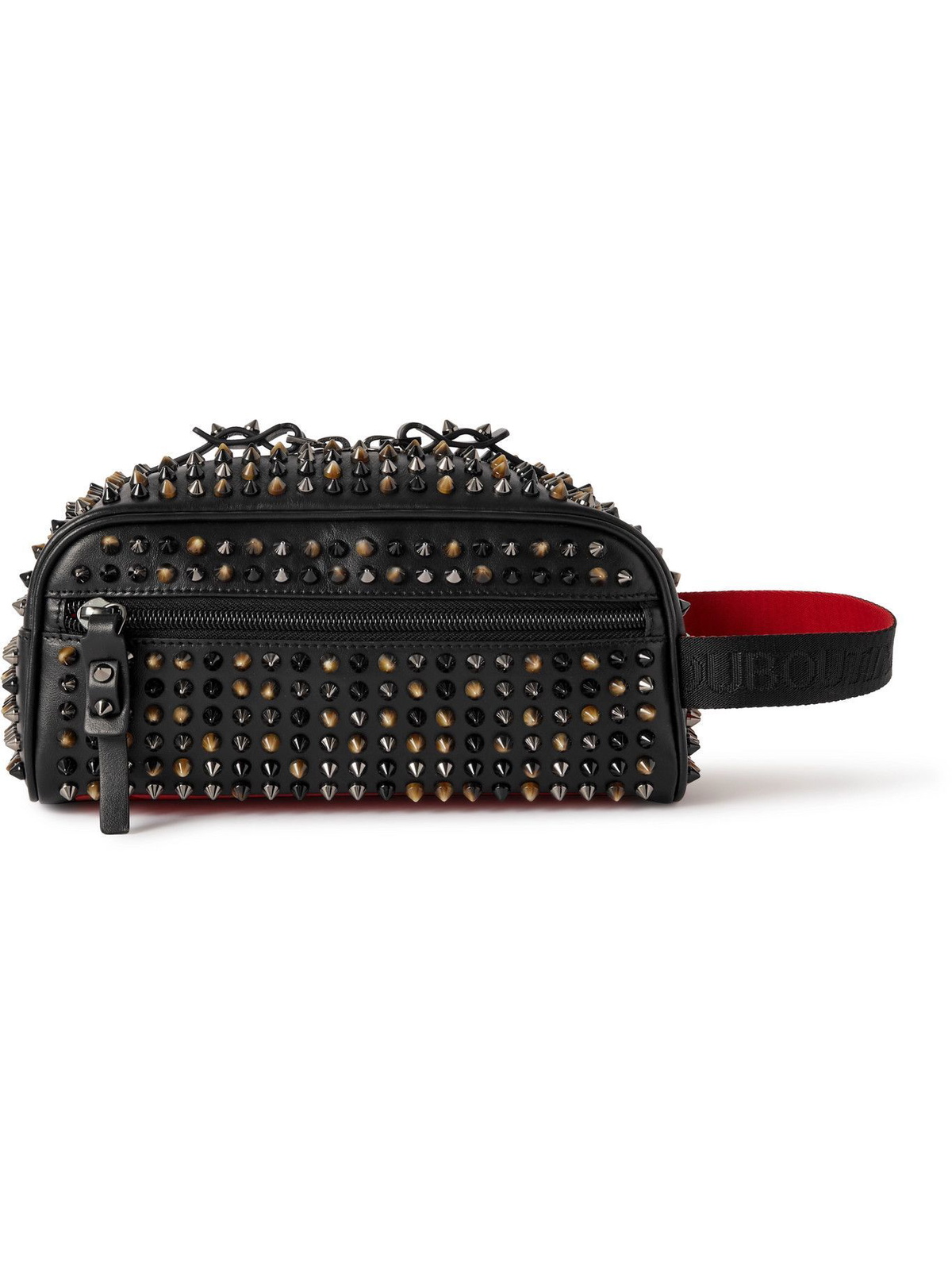 Christian Louboutin Men's Loubitown Spike Leather Shoulder Bag