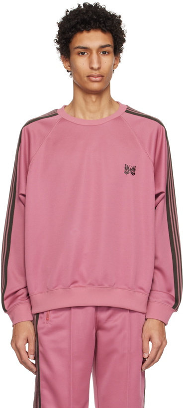 Photo: NEEDLES Pink Crewneck Sweatshirt