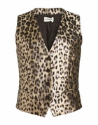 P. a.r. o.s. h. Womens Tailored Vest in Beige