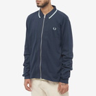 Fred Perry Authentic Men's Zip Through Polo Shirt in Shaded Navy