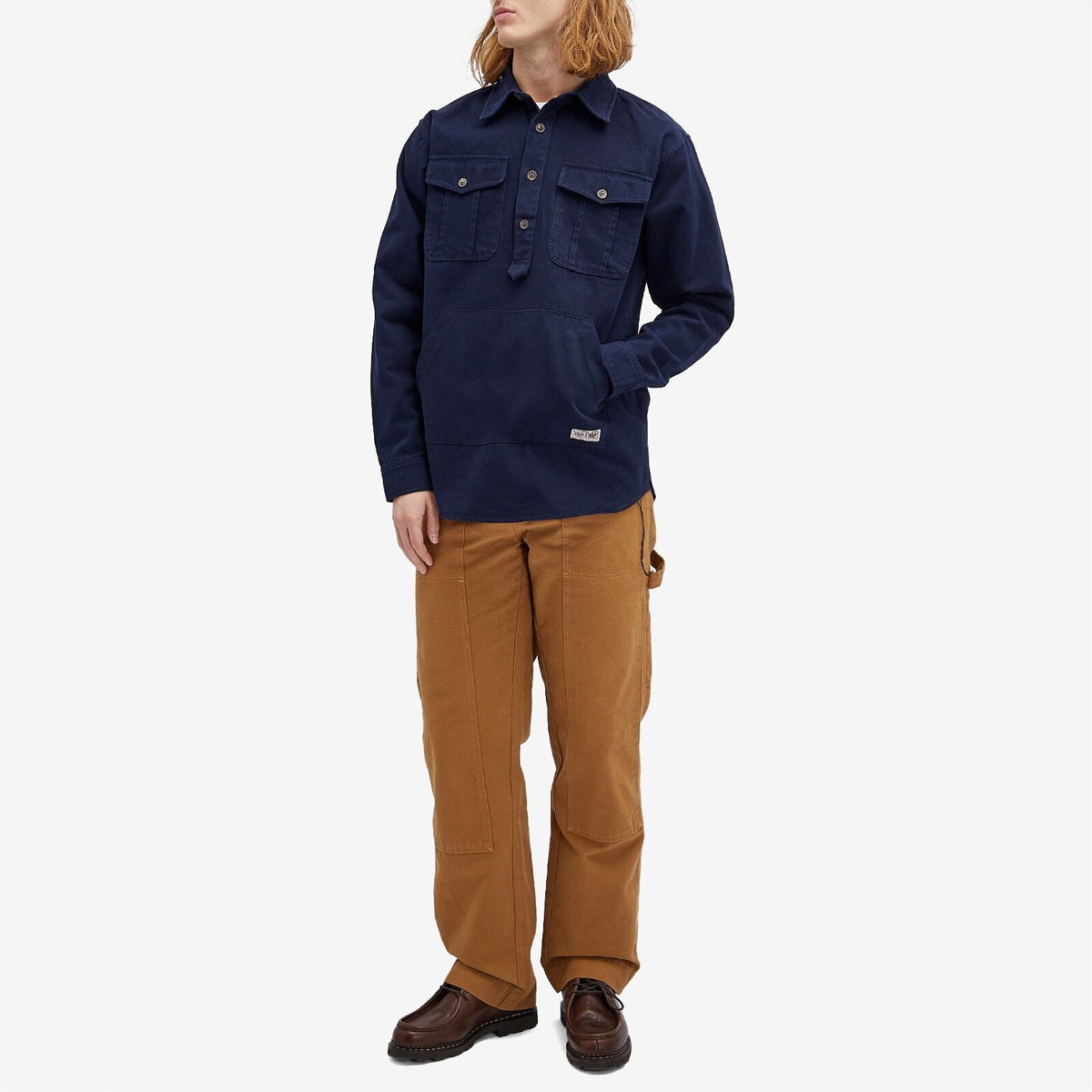Dubbleware Men's Westford Pullover Shirt in Navy