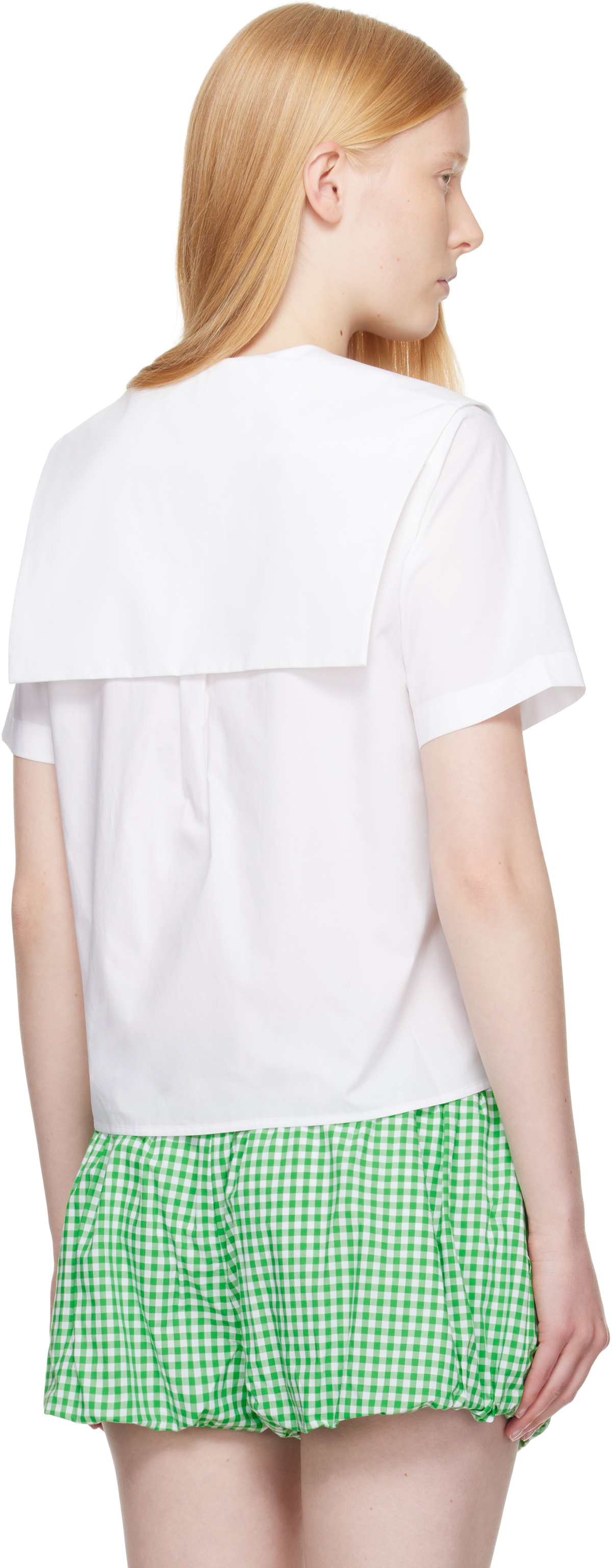 Sandy Liang White Drew Shirt