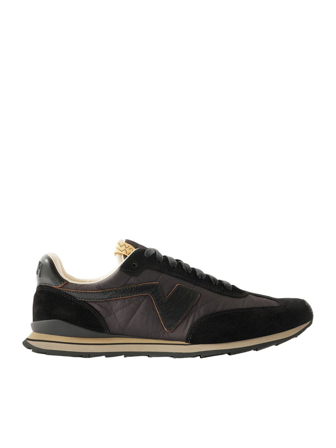 Visvim Men's Zahra Patten Slip-On Sneakers in Black Visvim