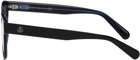 Moncler Black & Blue ML5121 Glasses
