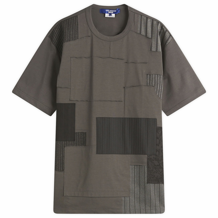 Photo: Junya Watanabe MAN Men's Patchwork T-Shirt in Grey Mix