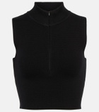 Live The Process - Petra half-zip crop top