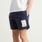 Bram's Fruit Men's Varsity Jogger Shorts in Midnight Blue