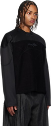 NAMESAKE Black Keith Long Sleeve Jersey Sweatshirt