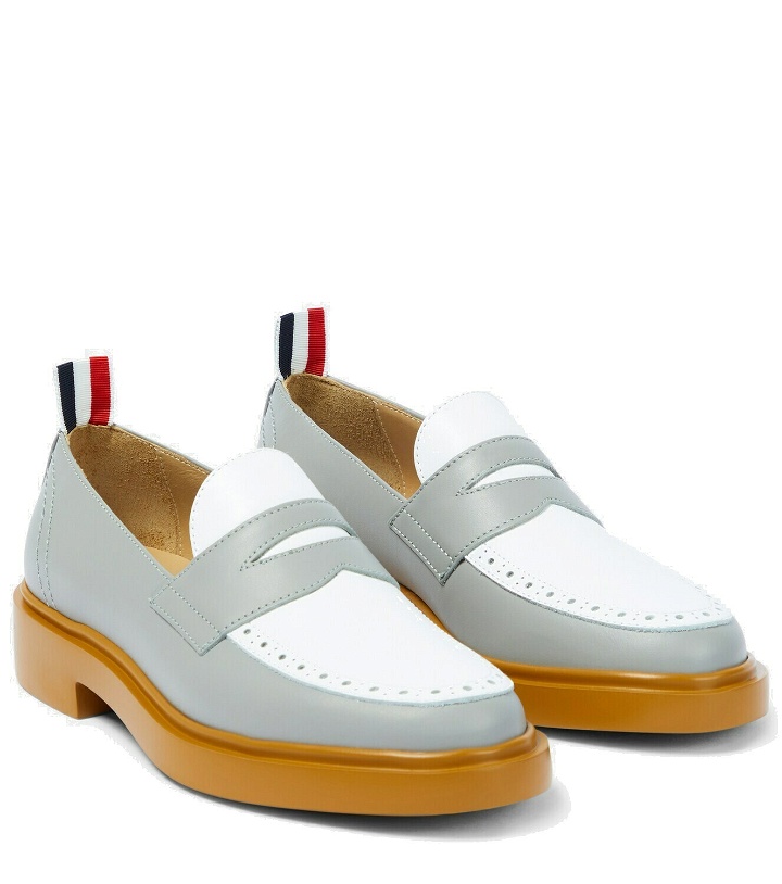 Photo: Thom Browne - Leather loafers