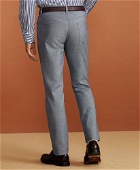 Brooks Brothers Men's Golden Fleece Five-Pocket Stretch Cotton-Linen Trousers | Blue