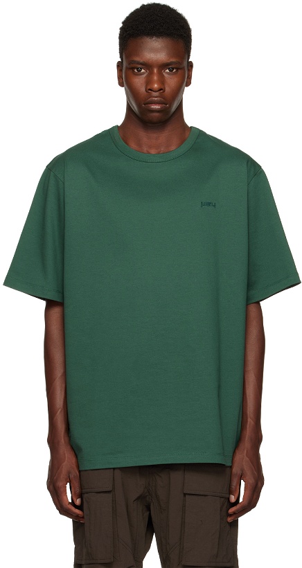 Photo: Juun.J Green Graphic Overfit T-Shirt
