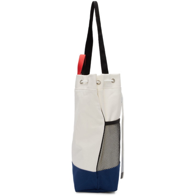 Nike Heritage canvas tote bag in off white