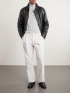 Eleventy - Wool Half-Zip Sweater - Gray