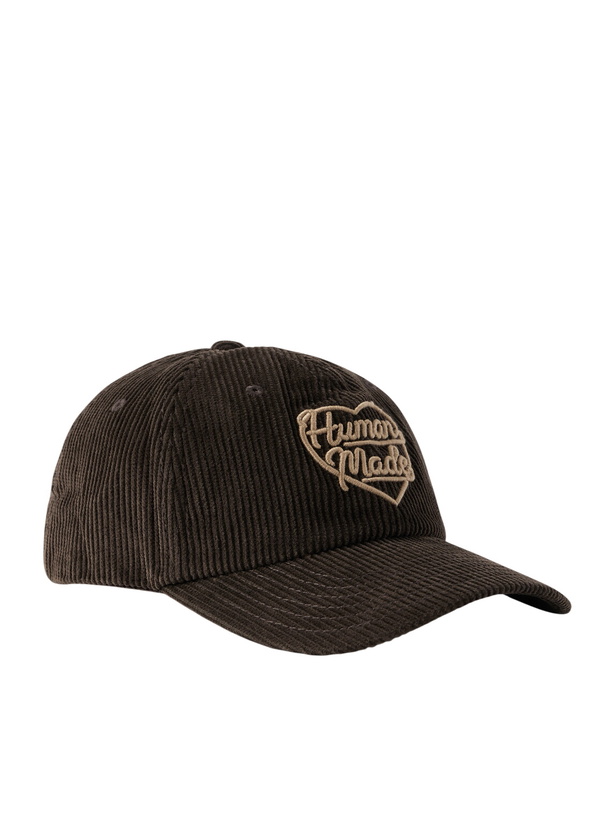 Photo: Human Made - Logo-Embroidered Cotton-Corduroy Baseball Cap
