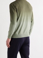 ALTEA - Dégradé Cotton Sweater - Green