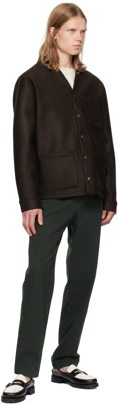 A.P.C. Brown Aurelien Cardigan A.P.C.