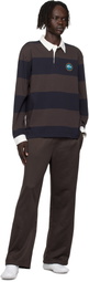 Lacoste Brown Loose Fit Fleece Sweatpants