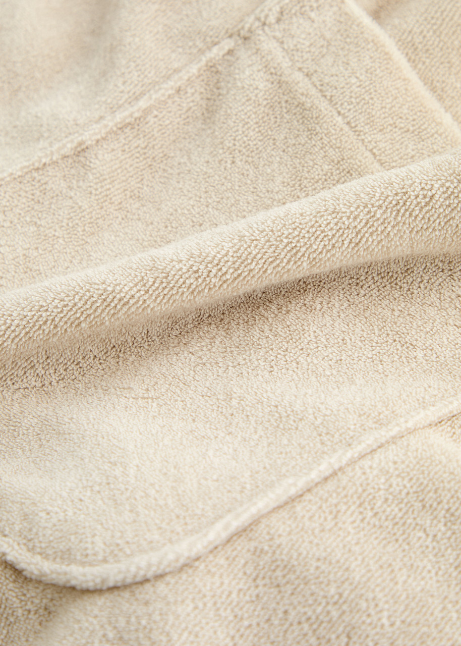 Paige Lee Cotton-blend Terry Shorts Cream
