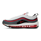 Nike White and Pink Air Max 97 Sneakers