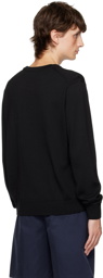 Maison Kitsuné Black Bold Fox Head Sweater