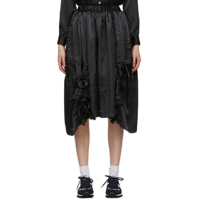 Comme des Garcons Comme des Garcons Black Ruffle Detail Skirt Comme des ...