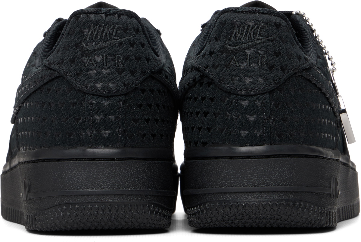 Nike Black Air Force 1 '07 SE 'Valentine's Day' Sneakers