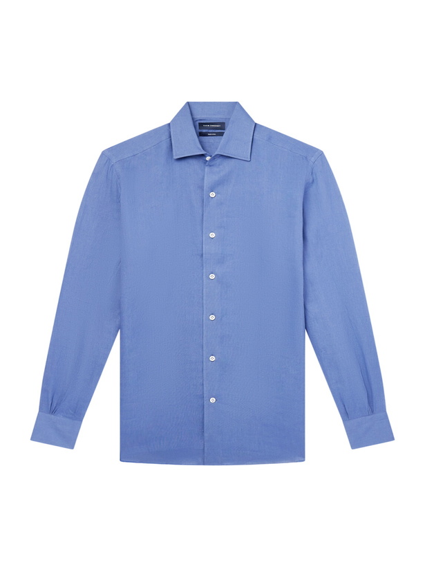 Photo: Thom Sweeney - Linen Shirt - Blue