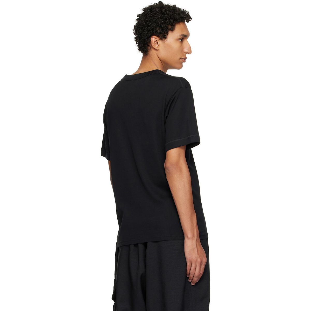 Y-3 Black Slim Short Sleeve T-shirt