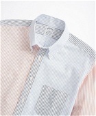 Brooks Brothers Men's Regent Regular-Fit Stripe Fun Sport Shirt