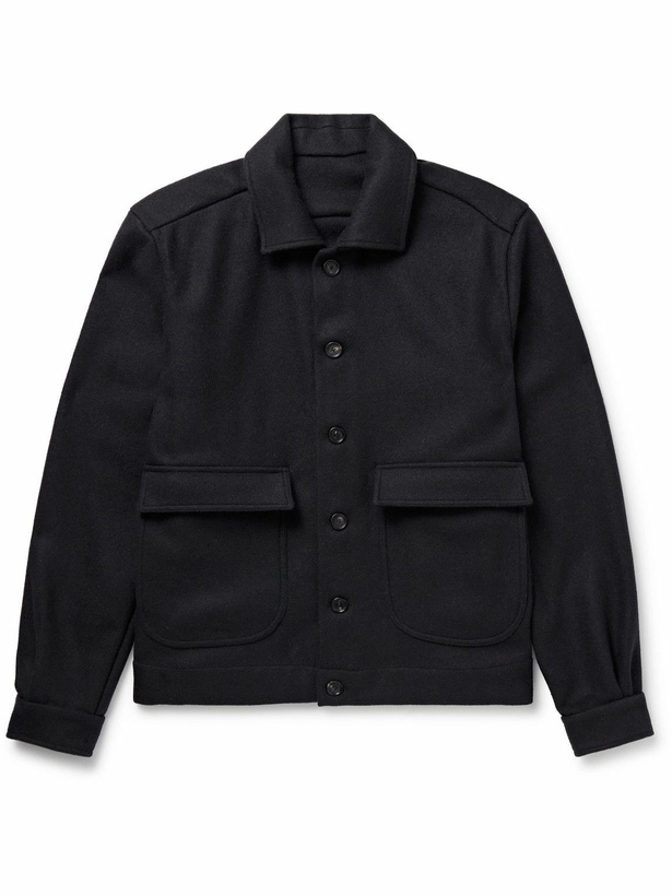 Photo: De Petrillo - Virgin Wool-Felt Jacket - Blue