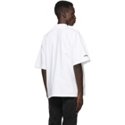 Heron Preston White Style Mock Neck T-Shirt
