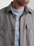 Herno - Wool-Blend Overshirt - Gray