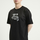 Karma8a Men's Chalk Imprint T-Shirt in Black