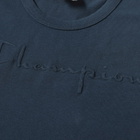 Champion Reverse Weave Logo Garment Dyed Crew Tee